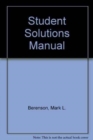 Image for Student Solutions Manual