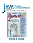 Image for Java Student Solutions Manual to Accompany Java How to Program