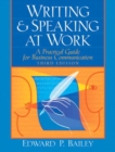 Image for Writing &amp; speaking at work  : a practical guide for business communication