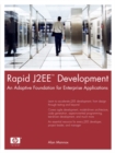 Image for Rapid J2EE development  : an adaptive foundation for enterprise applications