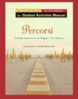 Image for Audio for Student Activity Manual for Percorsi : l&#39;Italia attraverso la lingua e la cultura