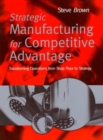 Image for Strategic manufacturing for competitive advantage  : transforming operations from shop floor to strategy