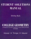 Image for Student Solutions Manual for College Geometry