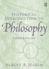 Image for Historical Introduction to Philosophy
