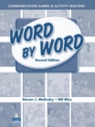 Image for Word by Word Communication Games &amp; Activity Masters