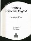 Image for WRITING ACADEMIC ENGLISH ANSWER KEY