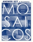 Image for Mosaicos : Spanish as a World Language : Answer Key to Accompany Student Activities Manual