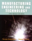 Image for Manufacturing engineering and technology : SI Version