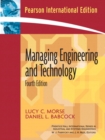 Image for Managing Engineering and Technology