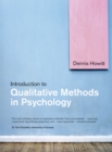 Image for Introduction to qualitative methods in psychology