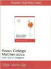 Image for Chapter Test Prep Video CD (Standalone) for Basic College Mathematics with Early Integers