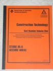 Image for Construction Technology, Volume 1 &amp; 2 AIG, Perfect Bound (shrinkwrapped together)