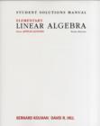 Image for Student Solutions Manual for Elementary Linear Algebra with Applications