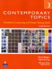 Image for Contemporary Topics 3: Academic and Note-Taking Skills (Advanced)