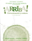 Image for Student Activities Manual for Arriba! Comunicacion Y Cultura (all Editions)
