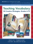 Image for Teaching Vocabulary : 50 Creative Strategies, Grades 6-12