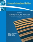 Image for Introductory Mathematical Analysis for Business, Economics and the Life and Social Sciences : International Edition