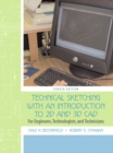 Image for Technical sketching with an introduction to CAD