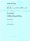 Image for Intrigue : Answer Key to Student Activities Manual
