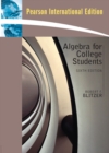 Image for Algebra for College Students