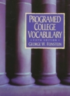 Image for Programmed College Vocabulary