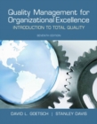 Image for Quality management for organizational excellence  : introduction to total quality