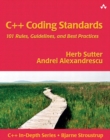 Image for C++ Coding Standards: 101 Rules, Guidelines, and Best Practices