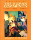 Image for History of the Human Community, A, Vol. II