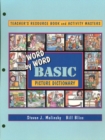 Image for Word by Word Basic Picture Dictionary : Teacher&#39;s Resource Book and Activity Masters