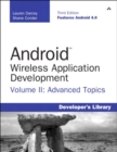 Image for Android wireless application development.: (Advanced topics) : Volume II,