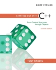 Image for Starting Out with C++ : From Control Structures Through Objects Plus MyProgrammingLab with Pearson Etext - Access Card