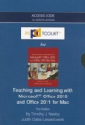 Image for PDToolKit - Access Card - for Teaching and Learning with Microsoft Office 2010 and Office 2011 for Mac