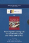 Image for PDToolKit -- 12-month Extension Standalone Access Card (CS Only) -- for Teaching and Learning with Microsoft Office 2010 and Office 2011 for Mac