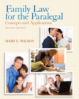 Image for Family Law for the Paralegal : Concepts and Applications Plus NEW MyLegalStudiesLab and Virtual Law Office Experience with Pearson EText