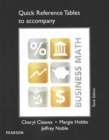 Image for Quick reference tables to accompany Business math, tenth edition, Cheryl Cleaves, Margie Hobbs, Jeffrey Noble