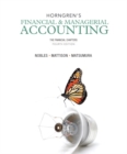 Image for Horngren&#39;s Financial &amp; Managerial Accounting : The Financial Chapters