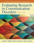 Image for Evaluating Research in Communication Disorders