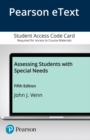 Image for Assessing Students with Special Needs -- Pearson eText