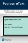 Image for Special Education Law, Pearson eText -- Access Card