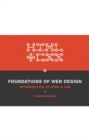 Image for Foundations of web design: introduction to HTML and CSS