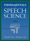 Image for Fundamentals of Speech Science