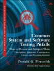 Image for Common system and software testing pitfalls  : how to prevent and mitigate them
