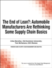 Image for The End of Lean?: Automobile Manufacturers Are Rethinking Some Supply Chain Basics