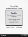 Image for Answer Key for Student Activities Manual for Fusion : Comunicacion y cultura