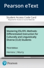 Image for Mastering ESL/EFL Methods : Differentiated Instruction for Culturally and Linguistically Diverse (CLD) Students, Enhanced Pearson eText -- Access Card