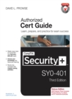 Image for CompTIA security+ SY0-401 authorized cert guide.