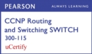 Image for CCNP R&amp;S SWITCH 300-115 Pearson uCertify Course Student Access Card
