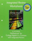 Image for Worksheets for College Algebra in Context with Integrated Review