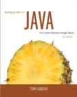 Image for Starting Out with Java : From Control Structures through Objects plus MyLab Programming with Pearson eText -- Access Card Package
