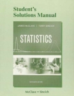 Image for Student&#39;s solutions manual for statistics